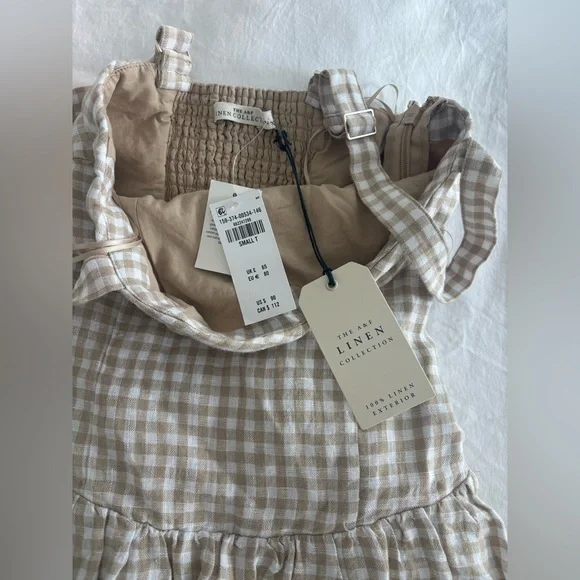 NWT Abercrombie and Fitch Linen Collection mini dress: - Picture 5 of 9